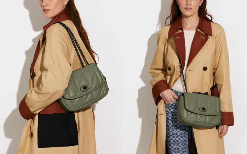 PILLOW MADISON SHOULDER BAG WITH QUILTING $4,950 母親節禮物2023｜小資選擇：Tory BurchTory Burch以復古風的摩洛哥色調見